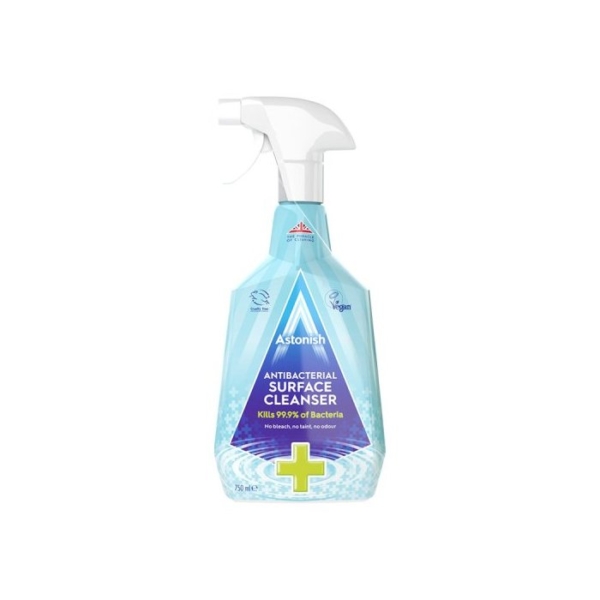 Astonish Antibacterial Surface Cleanser 750ml(Pack of 12)