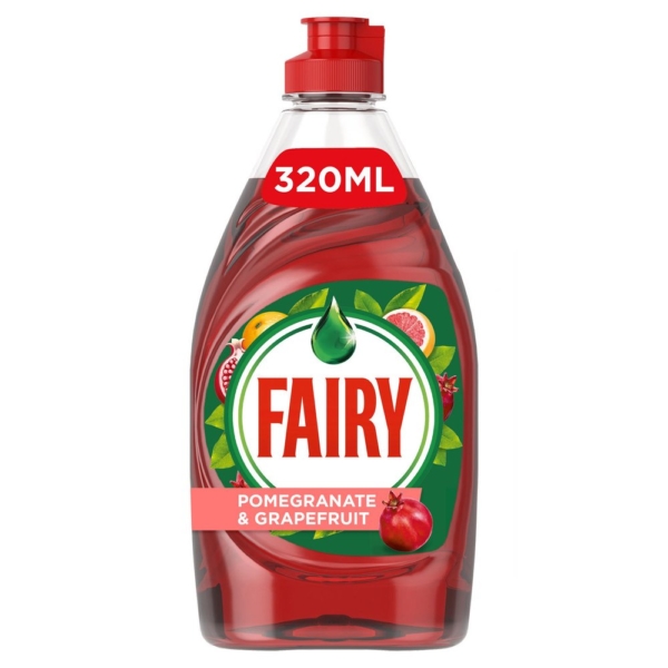 Fairy Clean & Fresh Washing Up Liquid Pomegranate & Grapefruit 320ml(Pack of 12)