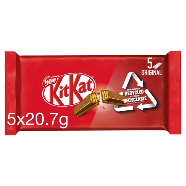 Nestle Kit Kat 2 Finger Milk Chocolate Biscuit Bar(Pack of 24)